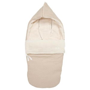 Oslo teddy buggy voetenzak sand/pebble