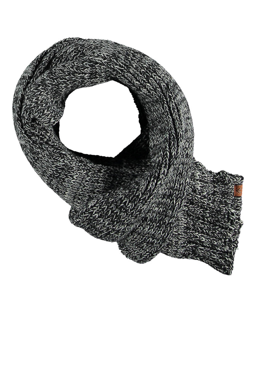 Sarlini sjaal zwart gemeleerd, zwart multi
