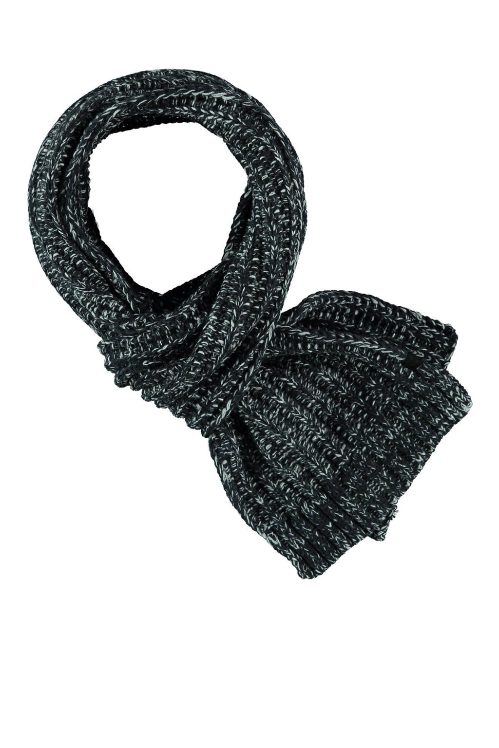 Sarlini sjaal donkerblauw gemeleerd, Donkerblauw