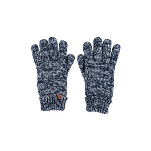 handschoenen gemeleerd blauw