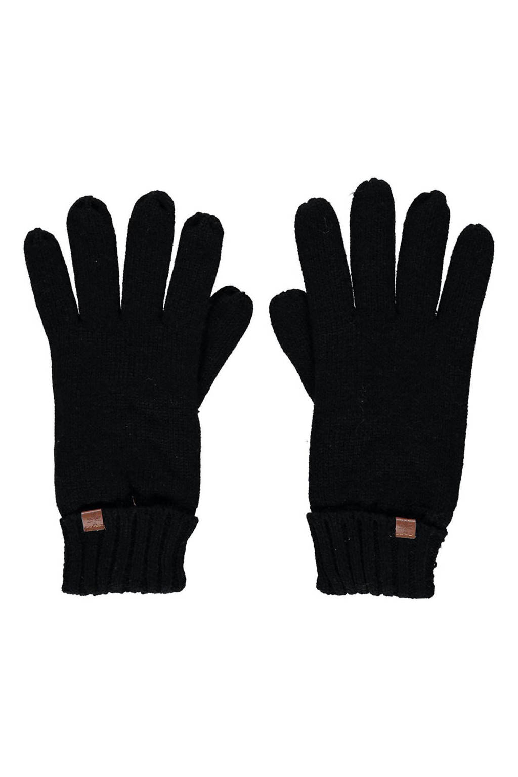 Sarlini handschoenen zwart, Zwart
