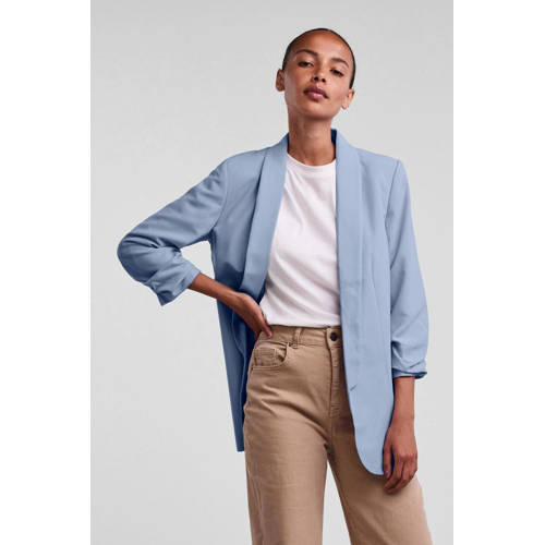 PIECES blazer PCBOSELLA lichtblauw afbeelding