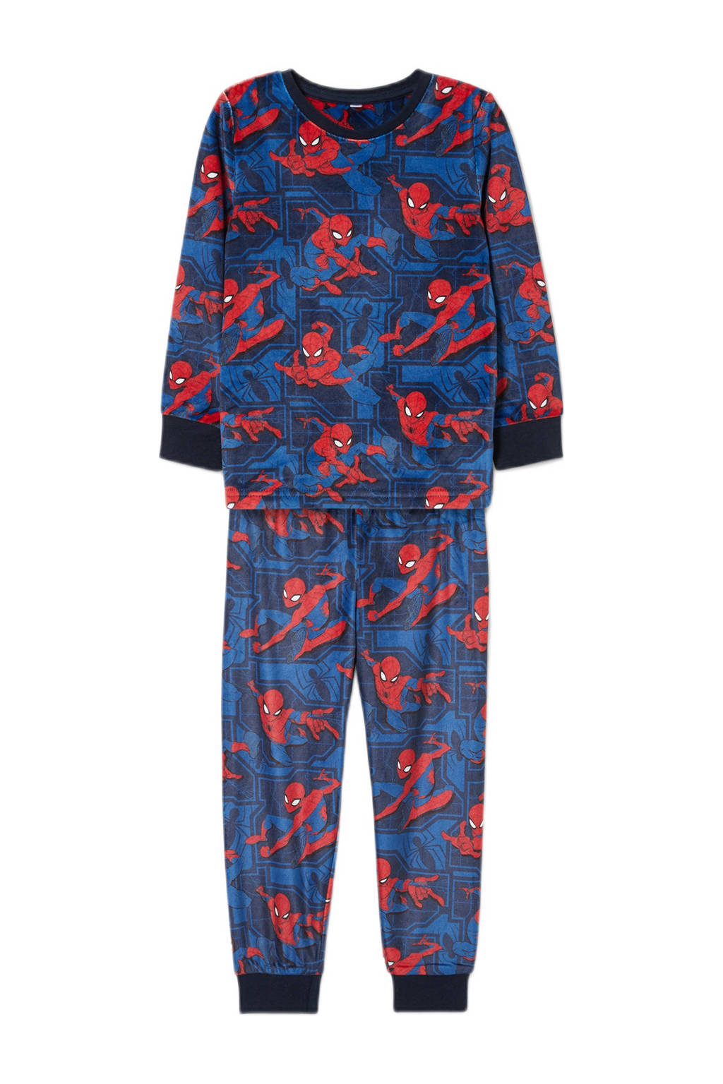 C&A Spiderman Spider-Man pyjama donkerblauw/rood, Donkerblauw/rood