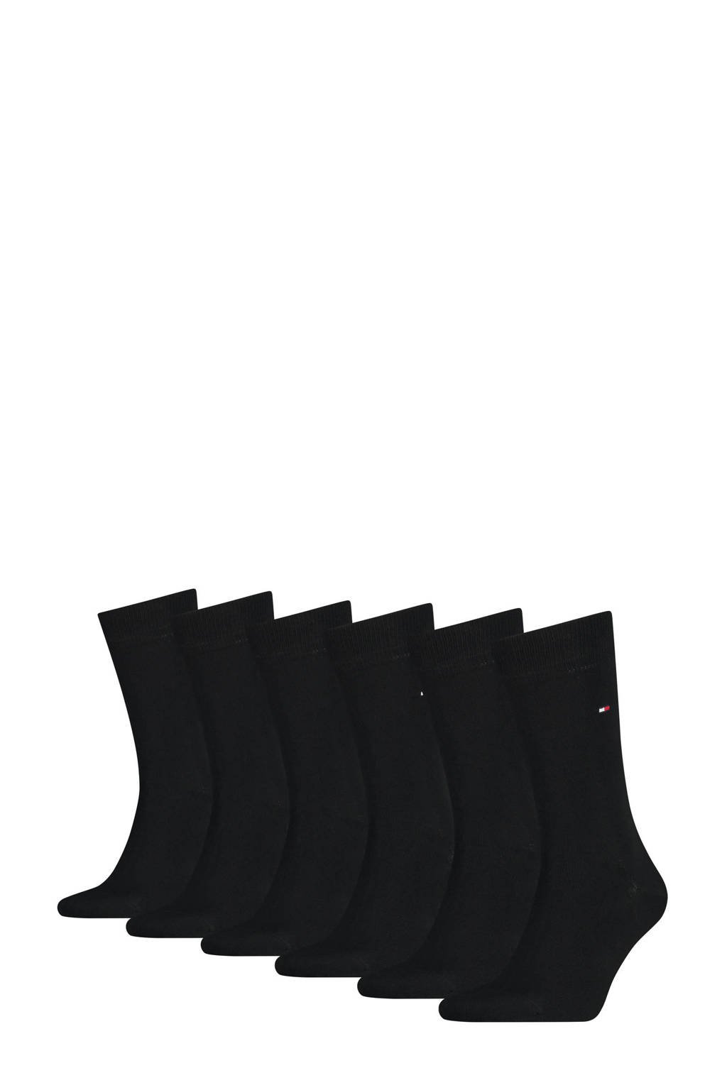 Tommy Hilfiger sokken - set van 6 zwart, Zwart