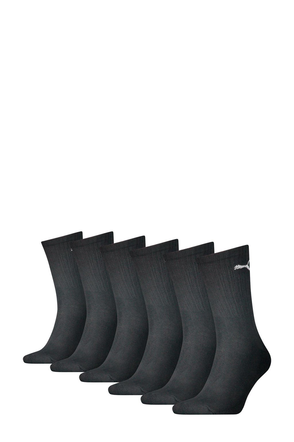 Puma sokken - set van 6 zwart