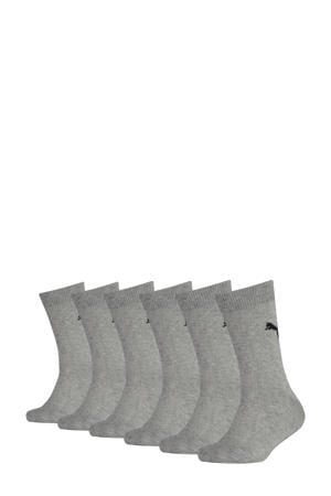sokken - set van 6 grijs