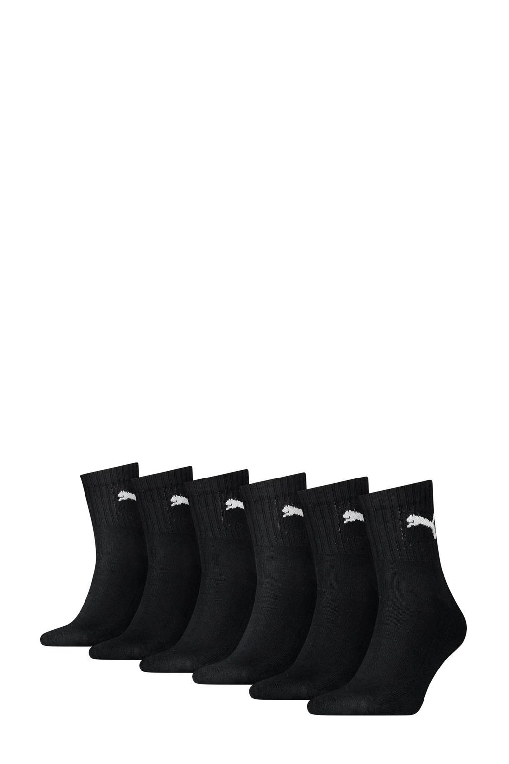 Puma sokken - set van 6 zwart