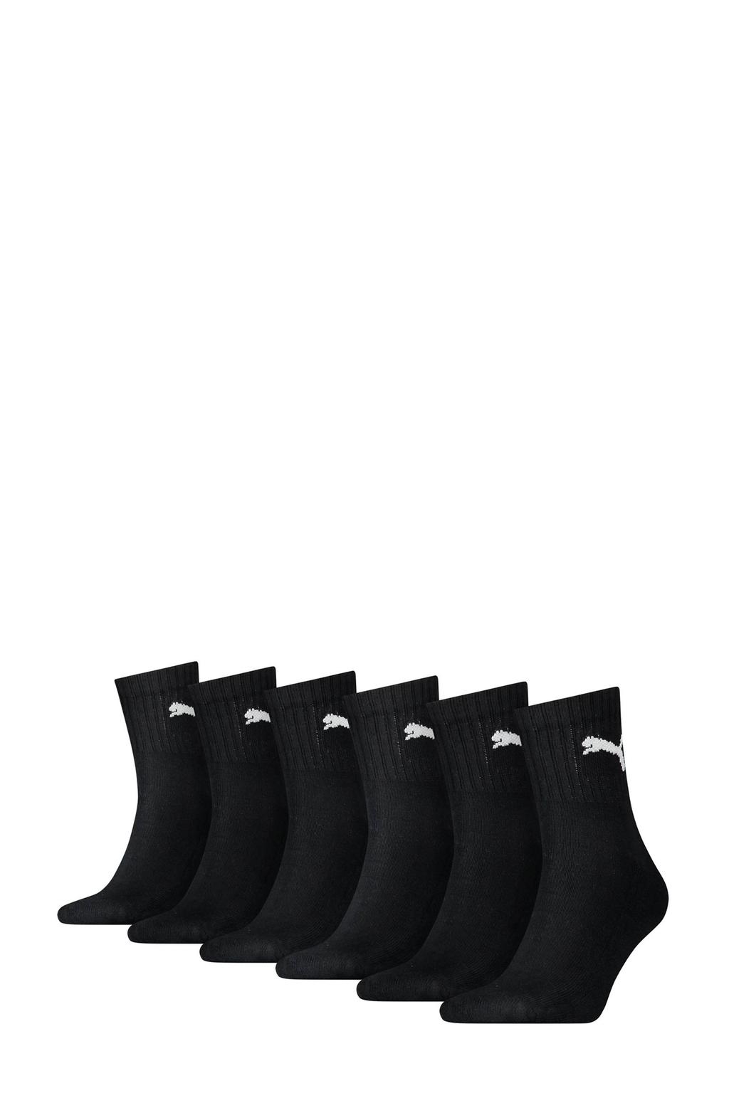 Puma sokken - zwart (set van 6)