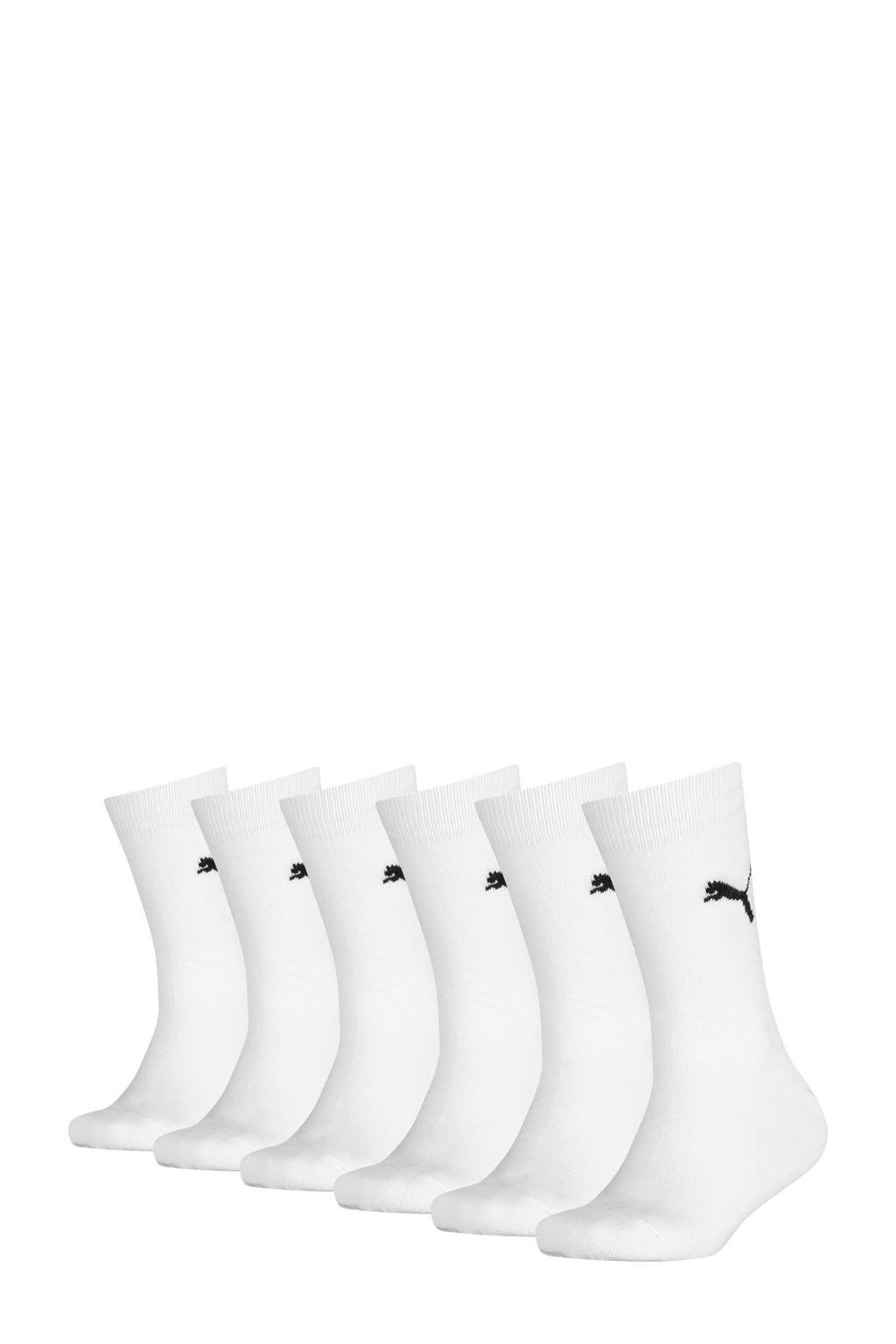 Puma sokken - set van 6 wit, Wit