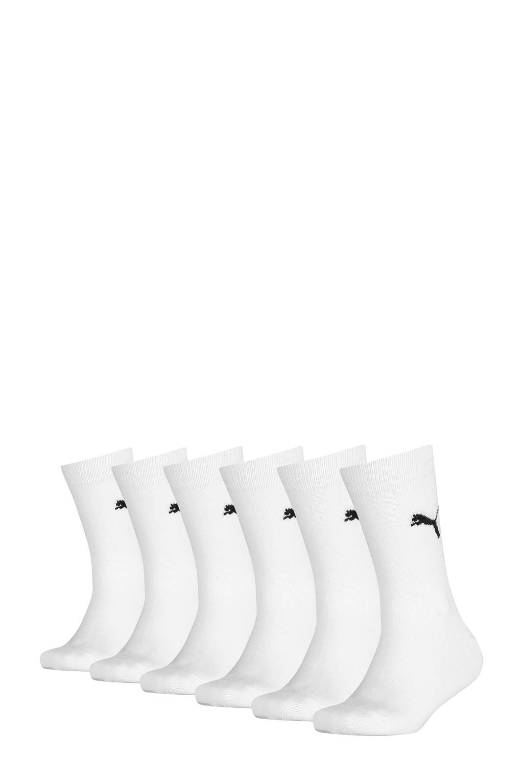 Puma sokken - set van 6 wit, Wit