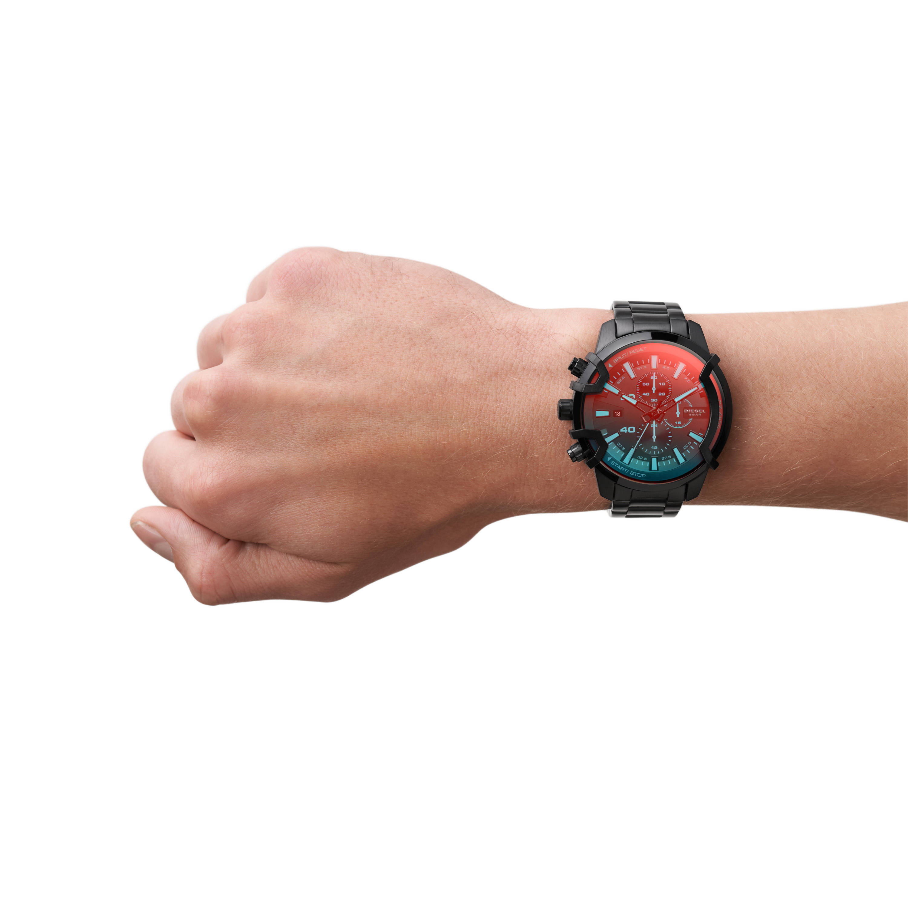 Diesel horloge DZ4578 Griffed Zwart | wehkamp