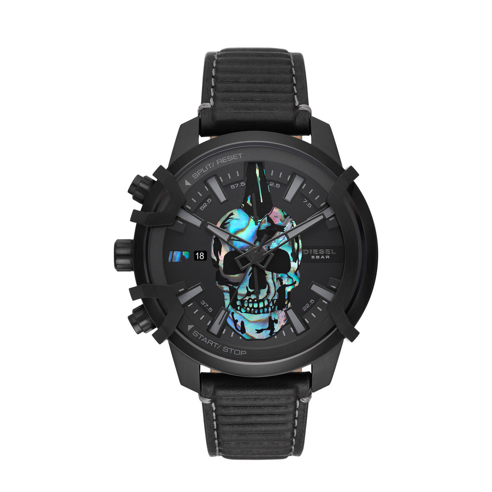 Diesel horloge DZ4576 Griffed Zwart | wehkamp