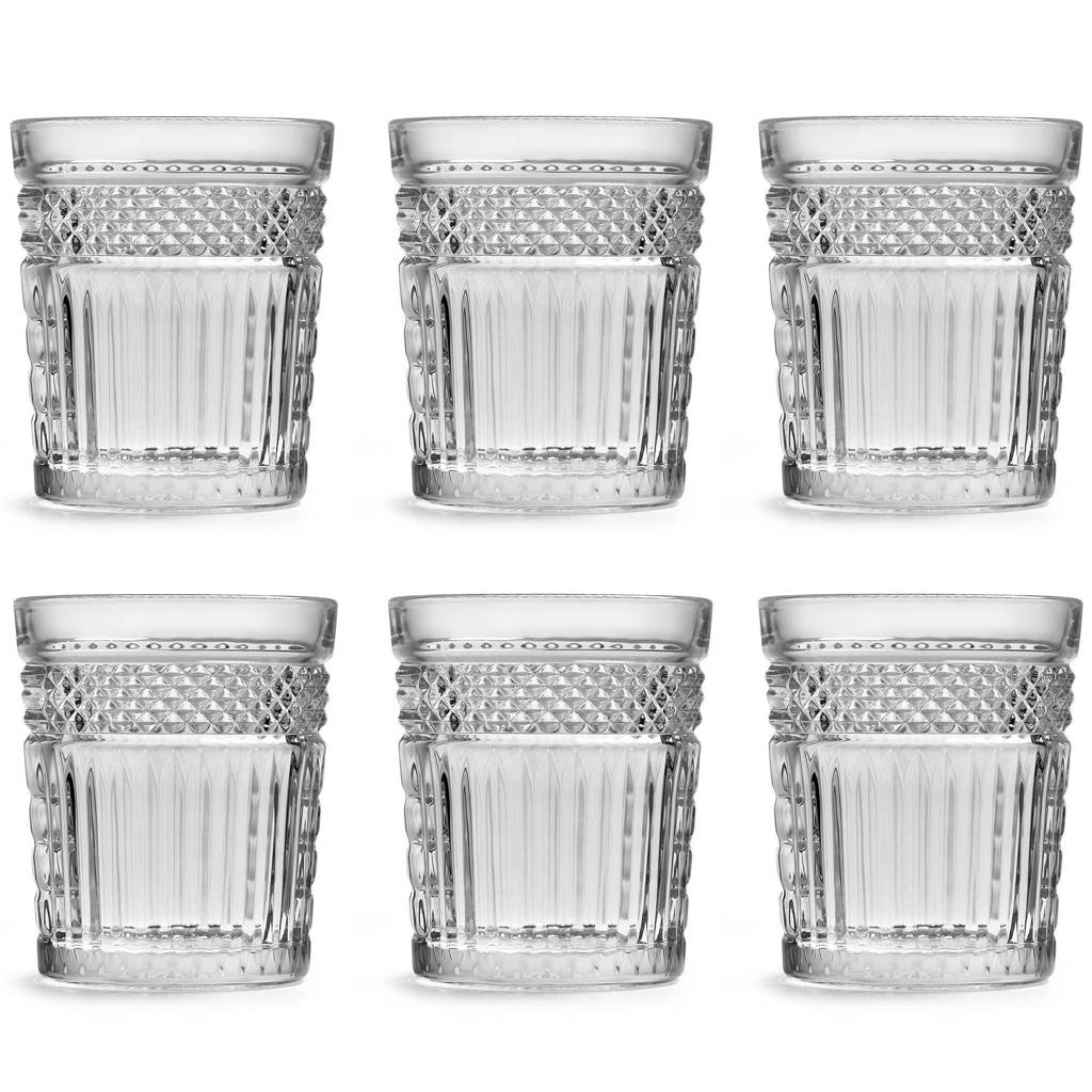 Libbey waterglas Radiant (Ø8,7 cm) (set van 6), Transparant