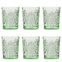 Libbey waterglas Hobstar (Ø8,7 cm) (set van 6), Groen