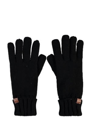 gebreide handschoenen zwart