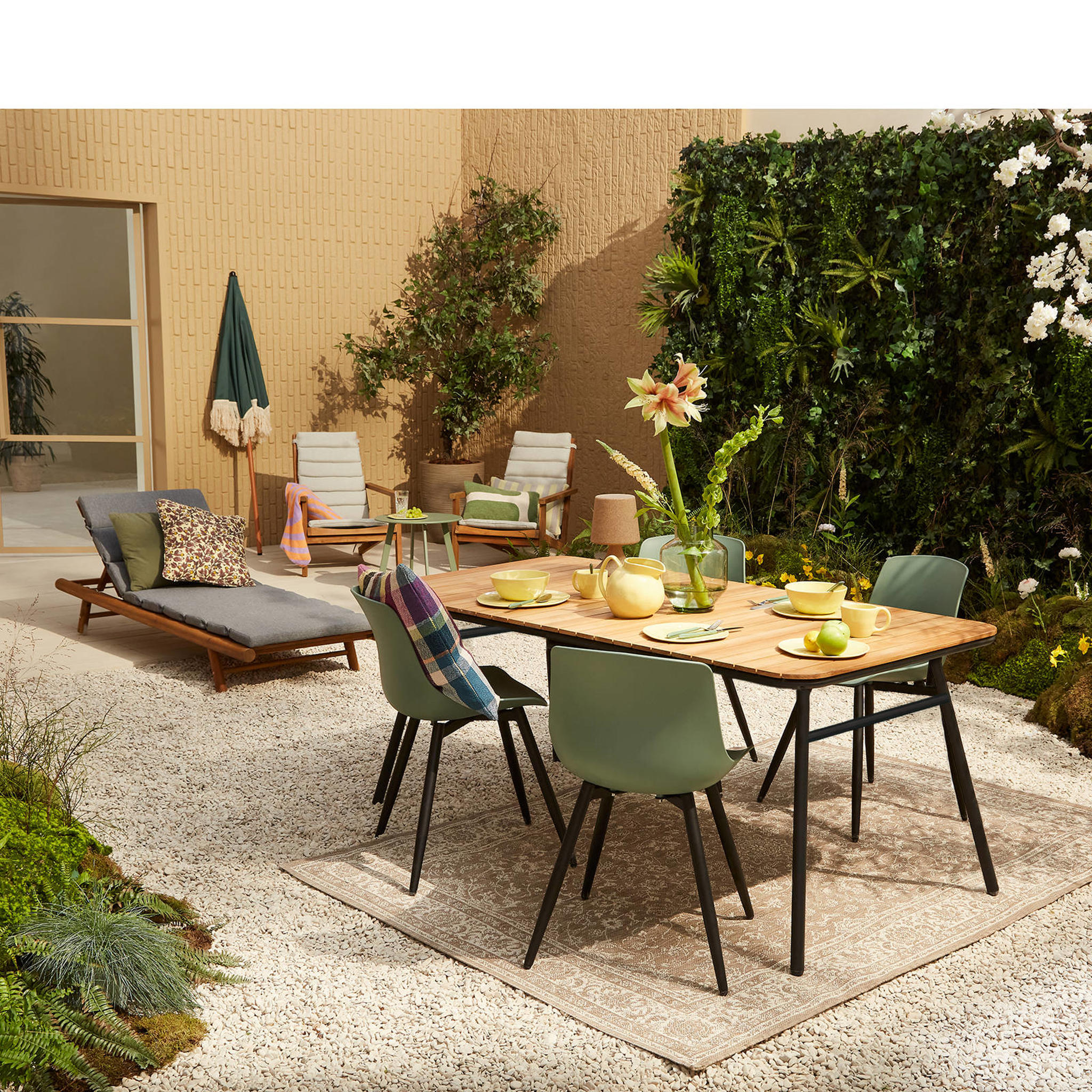 Wehkamp Home teak tuintafel Lombok (180x90 cm) - Afbeelding 3