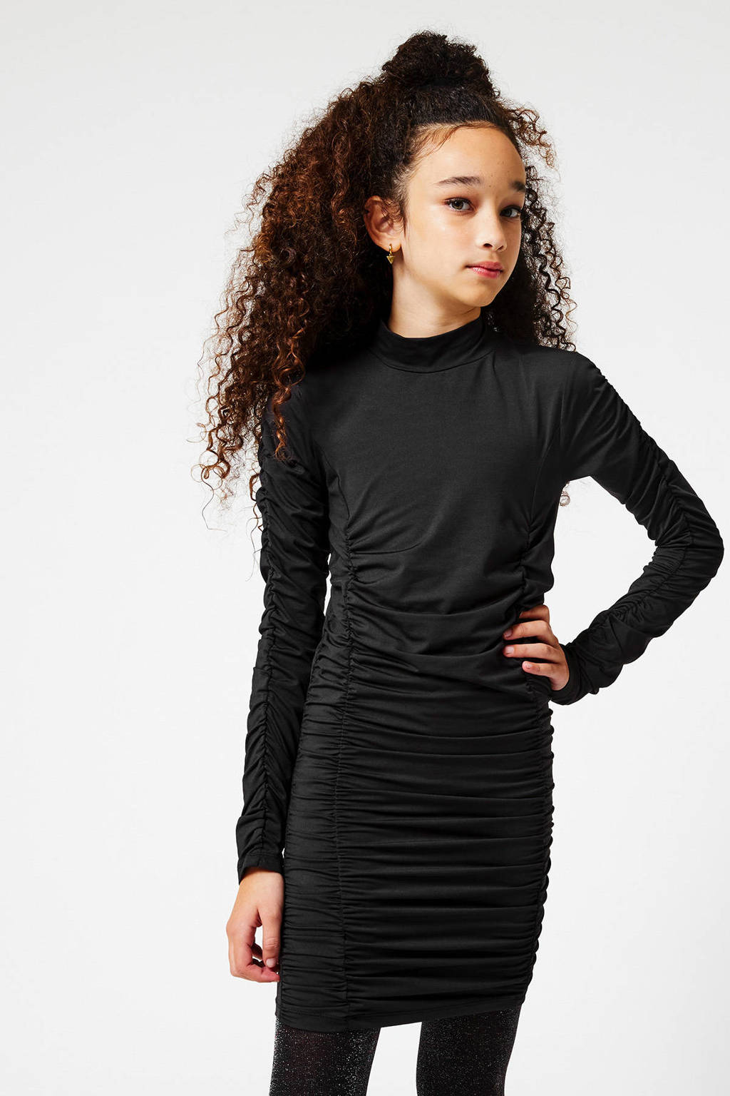 CoolCat Junior jurk zwart, Zwart