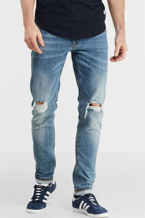 slim fit jeans RRStockholm Destroy matrix sapphire