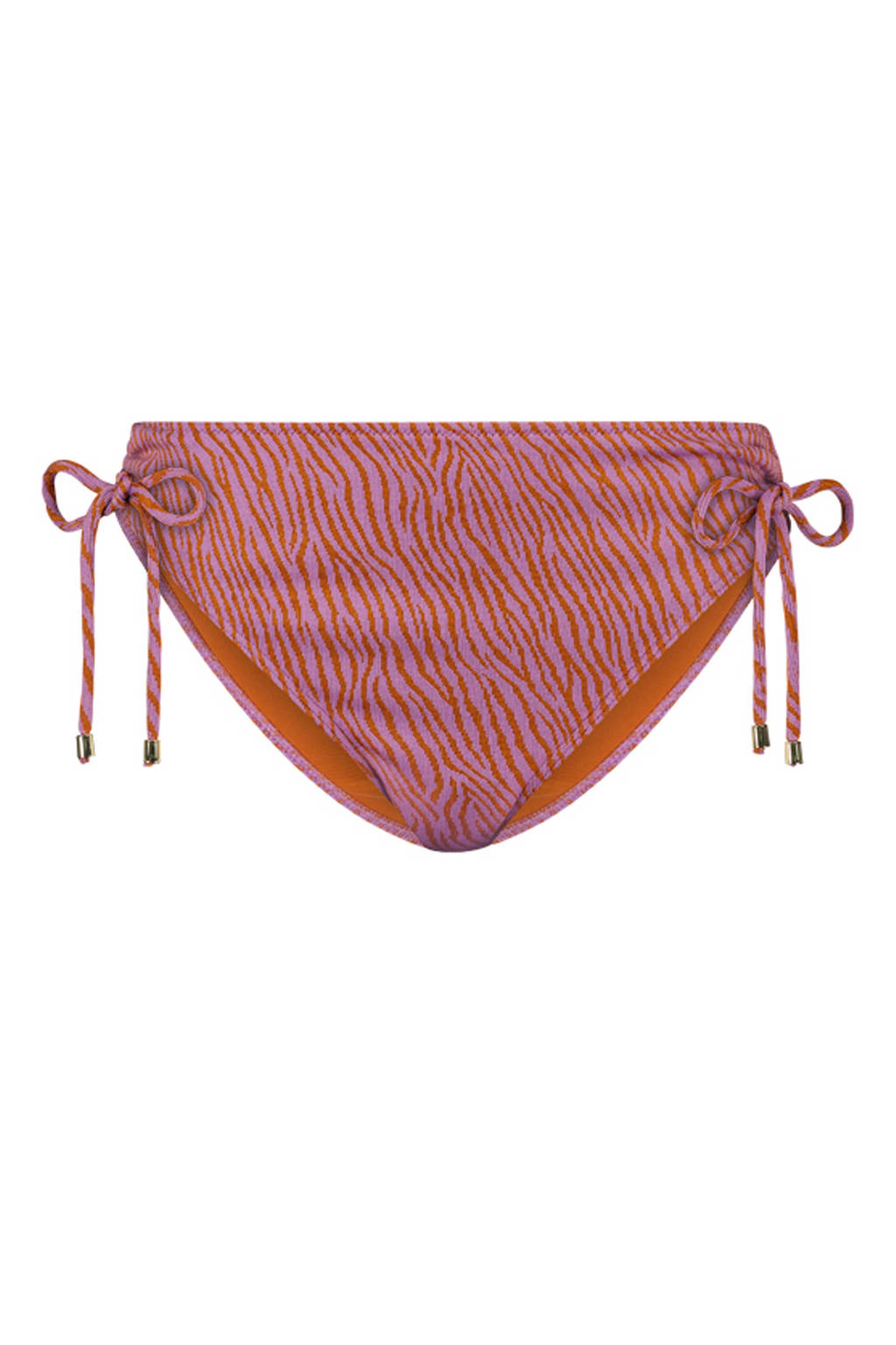 Cyell high waist bikinibroekje Zumba Zebra roze/oranje