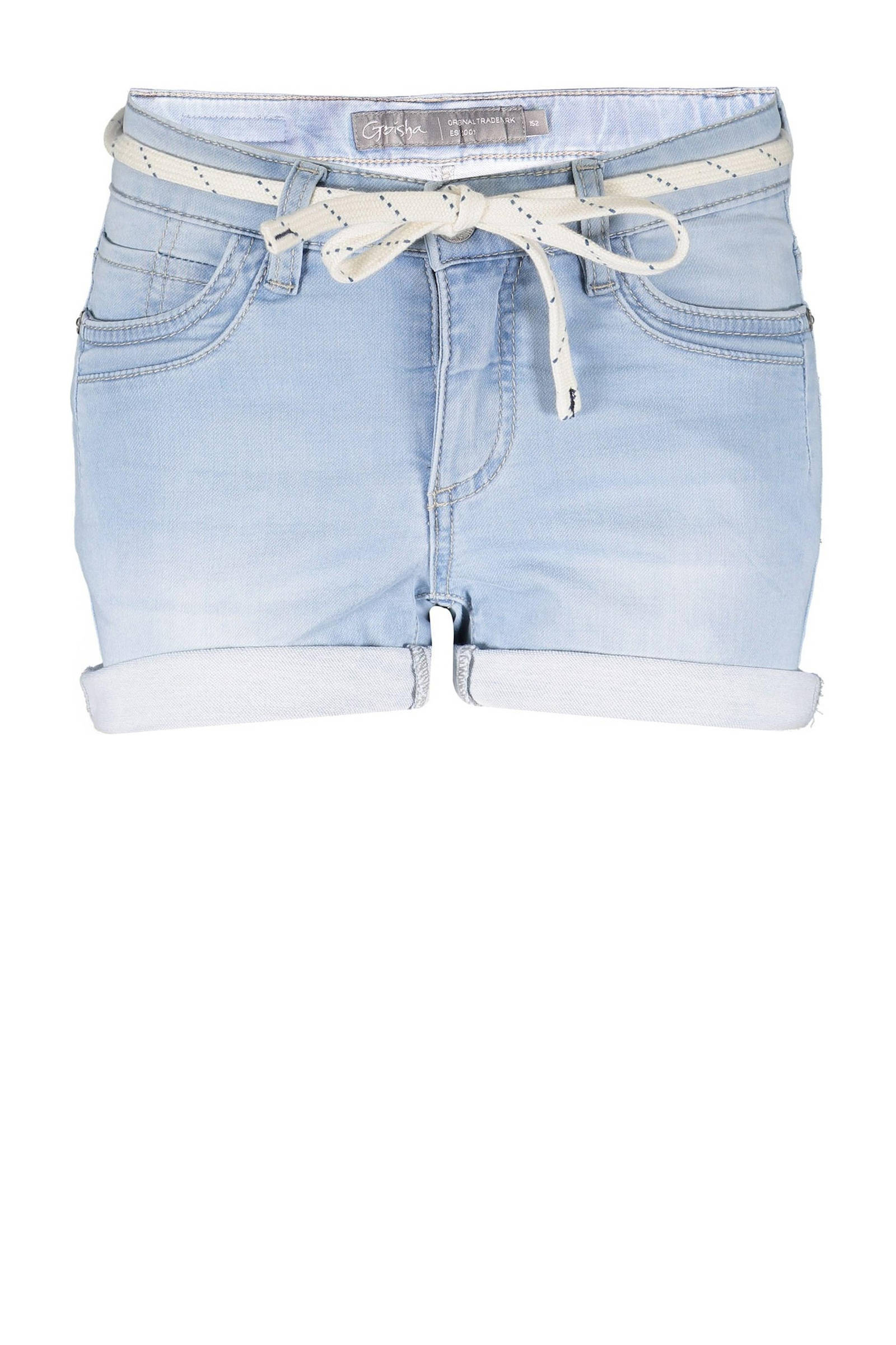 Geisha Skinny jeans short bleached denim 21054K Bleached Deni - Vergelijk  prijzen
