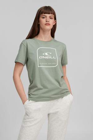 T-shirt van biologisch katoen groen