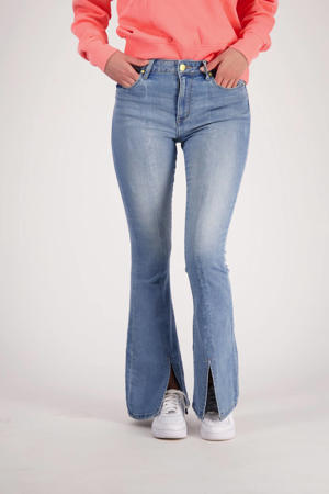 high waist flared jeans Sunrise vintage blue