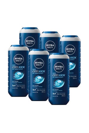 Cool Kick douchegel - 6 x 250 ml - voordeelverpakking