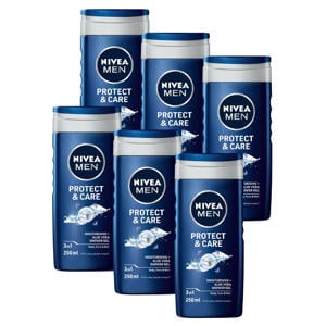 Protect & Care douchegel - 6 x 250 ml - voordeelverpakking