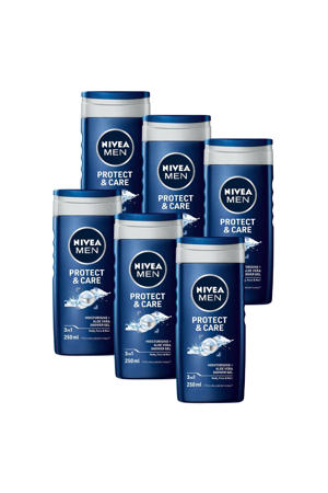 Protect & Care douchegel - 6 x 250 ml - voordeelverpakking