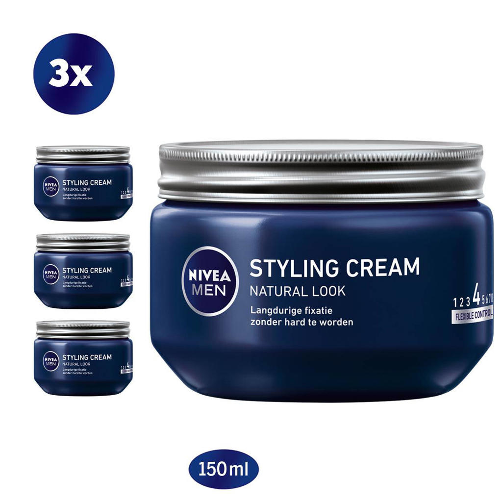 NIVEA Styling Cream 3 x 150 ml voordeelverpakking wehkamp
