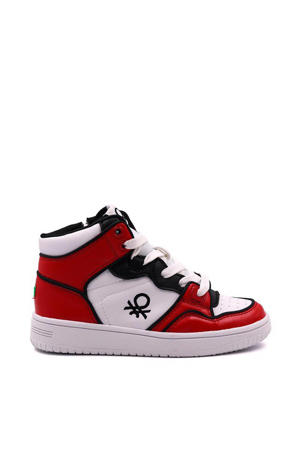   sneakers rood/wit