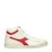 Diadora Diadora hoge leren sneakers off white/rood