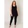Base Level Curvy top Alicia zwart