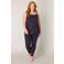 Base Level Curvy singlet Alexa donkerblauw