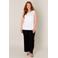 Base Level Curvy top Yasmina wit