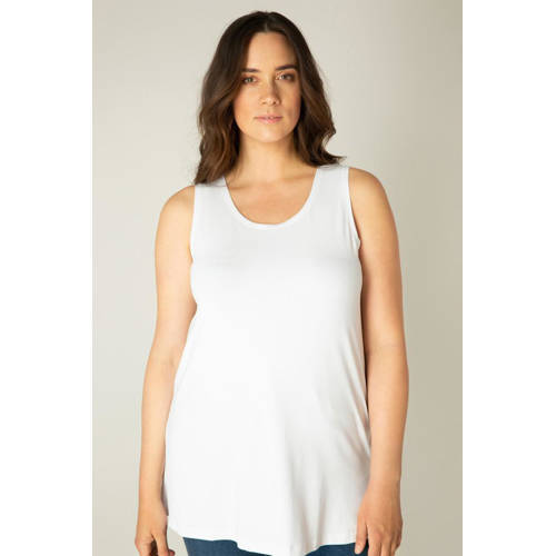 Base Level Curvy top Alicia wit afbeelding