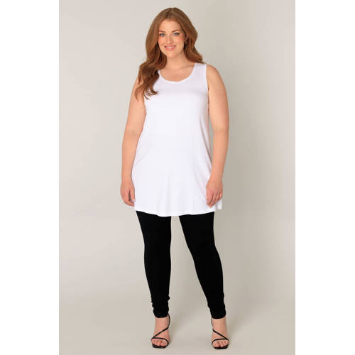 Base Level Curvy top Abbigail wit afbeelding