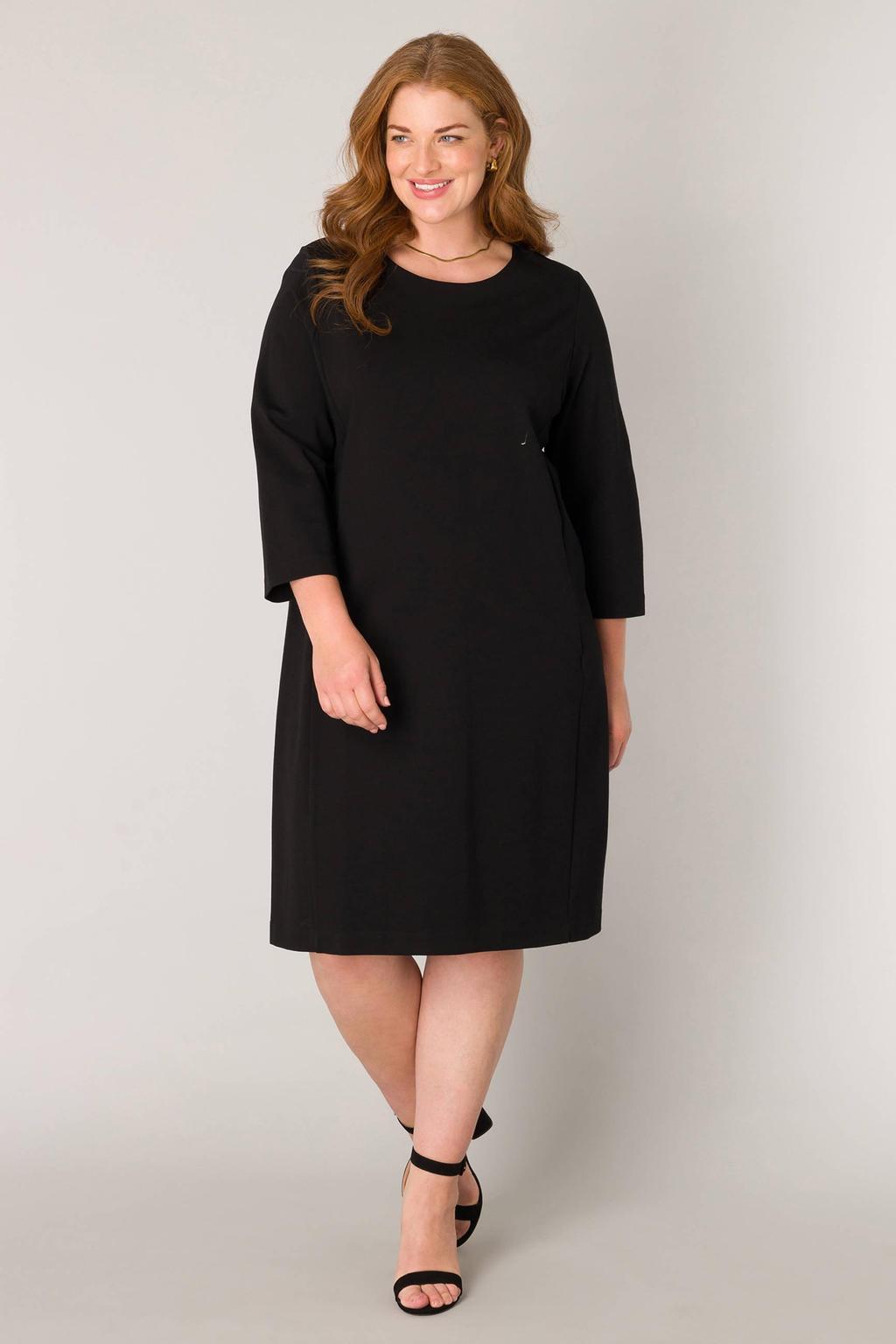 Base Level Curvy jurk Addy zwart