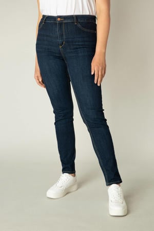 high waist skinny jeans Faya dark denim