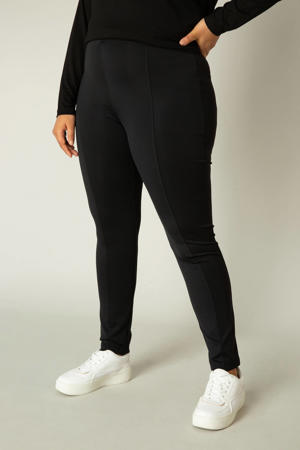high waist skinny tregging Ada zwart