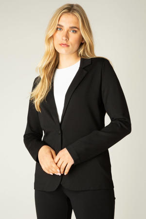 ongevoerde blazer Yolie zwart