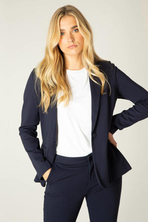 ongevoerde blazer Yolie donkerblauw