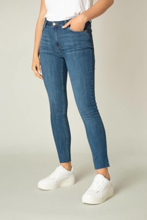 high waist skinny jeans Ann blauw