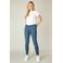 Base Level high waist skinny jeans Ann blauw