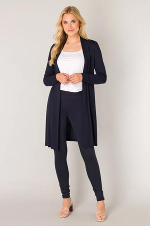 vest Yayla Long donkerblauw