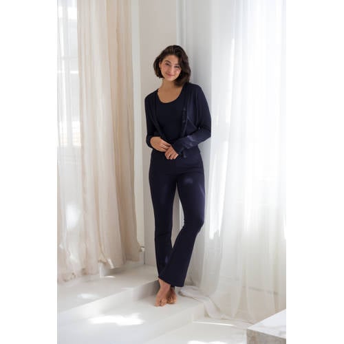 Base Level high waist flared tregging Yallie zwart afbeelding
