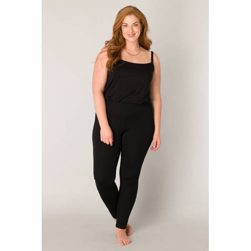 Base Level Curvy skinny tregging Arnika zwart afbeelding