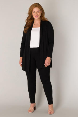 fijngebreid vest Ayla zwart