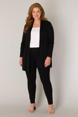 fijngebreid vest Ayla zwart