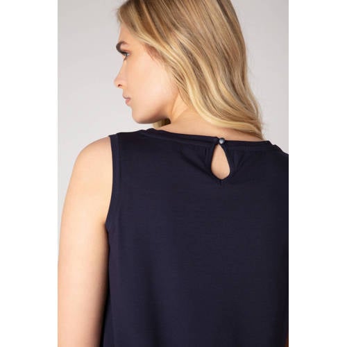 Base Level top Yasmin donkerblauw afbeelding